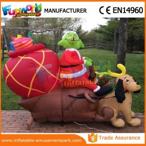 Cheap Giant Waterproof Custom Inflatables Christmas Replica Inflatable Grinch With Repair Kits wholesale