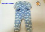 Washable Baby Pram Suit Snap Closure Long Sleeve Letter OH Footies Coverall