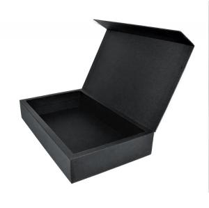 Cheap Wooden Luxury Gift Boxes Black Paper Silk Screen 1C printing wholesale