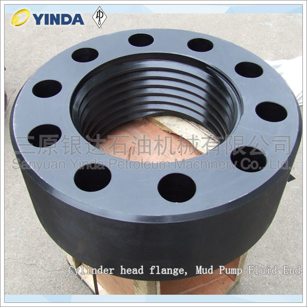 Haihua F1600 Mud Pump Cylinder Head Flange, Mud Pump Fluid End HH11309.05.002.140 mud pumps for drilling rigs
