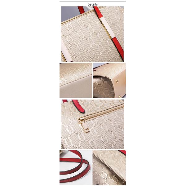 abrasion resistant Women PU Handbag set for ladies Recycled Multiscene