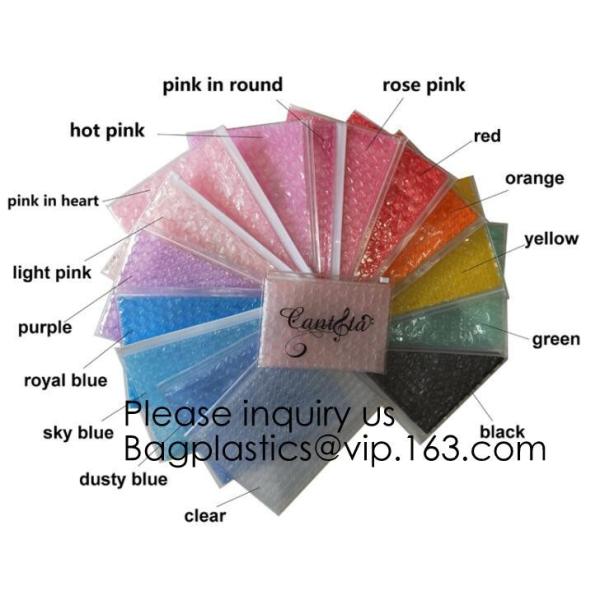 Make Up Or Cosmetic Packing Mini k Bags Cushioning Laser Pvc k Bubble Bag Holographic Zipper Bag PVC Laser C