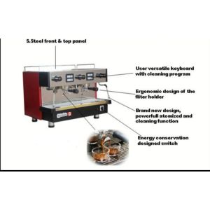 Semi Automatic Commercial Hotel Equipment Coffee Machine With Rotary Pump