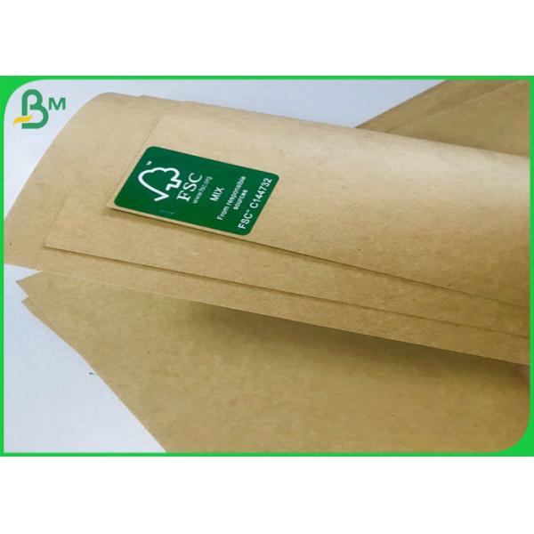 Unbleached Kraft Paper Sheets FSC MIX 250gsm 300gsm 350gsm Unbleached Kraft Paper Sheets With High Stiffness