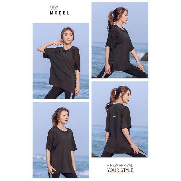 OEM ODM Womens Side Split T Shirt Athletic Activewear Soft fabric