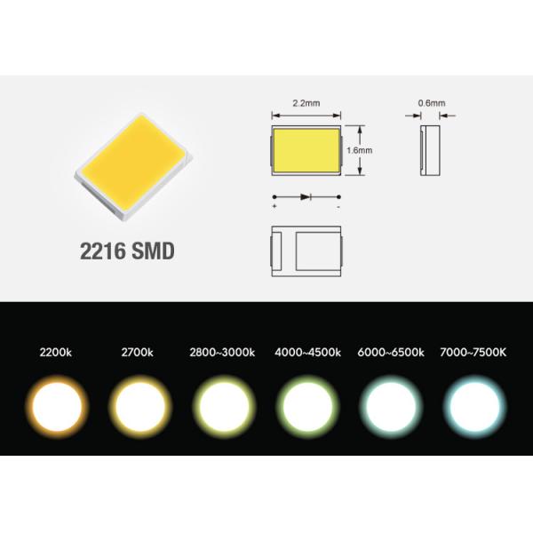 24VDC 2216 SMD Led Strip Tape Lights 300 LEDs / M Seamless Light Output High CRI90 CRI95