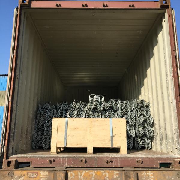 Highway Guardrail Steel Buffer End Galvanized Powder Coated Certified by ISO9001 2000