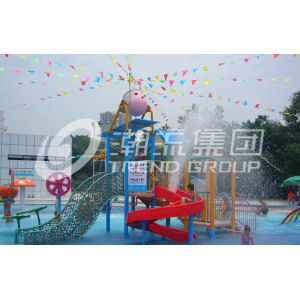 Cheap Entertainment Fiberglass Kids' Water Playground Commercial Water Park Equipment wholesale