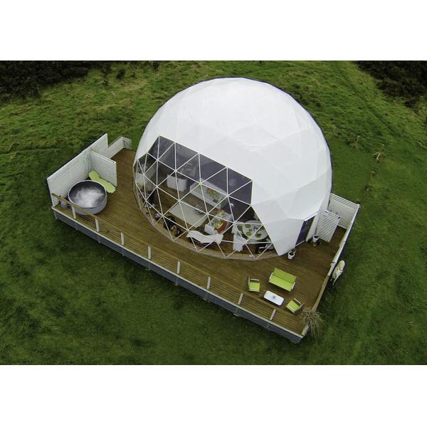 Outdoor Waterproof Inflatable Dome Tent Hotel Modular Tent With Bathroom