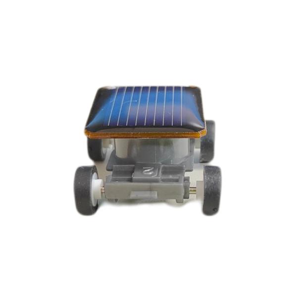 Black Vibratory Educational Solar Panel Small Mini Solar Car Toy for Children Kids