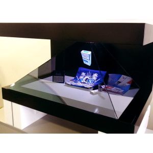 42'' Virtual Projection Hologram Pyramid For Exhibition , Trade Show