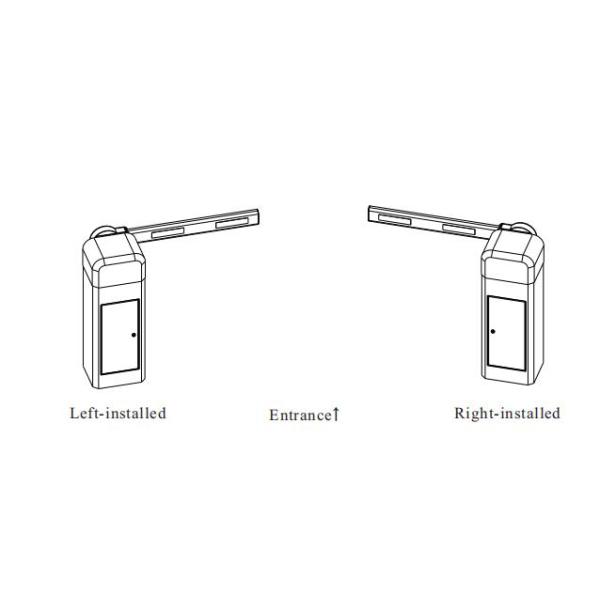 Straight Fence Arm Car Barrier Gate / Parking Lot Lift Gate AC220V / AC110V 0