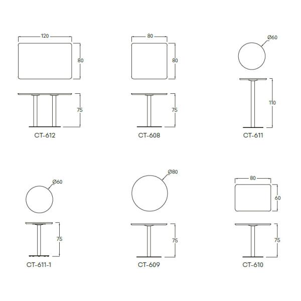36" X 60" Restaurant Dining Table And Chairs Wood X 4 X 6 Modern Coffee