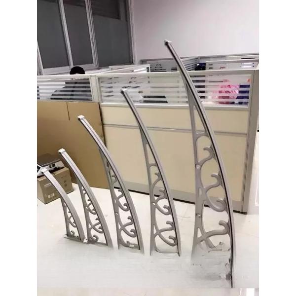 1200mm Length Window Balcony Awning with Clear Plastic and Easy Installation