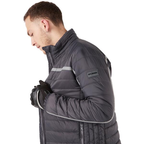 Puffer Padded Down Jacket Emboss Printing Outdoor Winter Men Coats