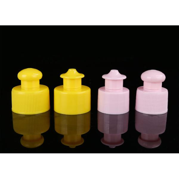 Non Spill Flip Top Plastic Bottle Caps High Strength Heat Resistant
