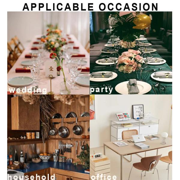 PVC Party Tablecloth Roll Nonwoven Printed Table Cloth 137cm*20m for Wedding Decoration