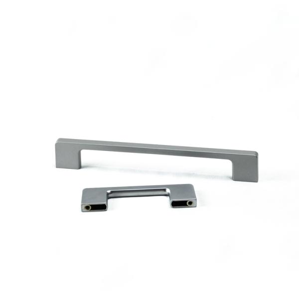 96mm Zinc Alloy Square T Bar Silver Door Handles For Cabinet Kitchen