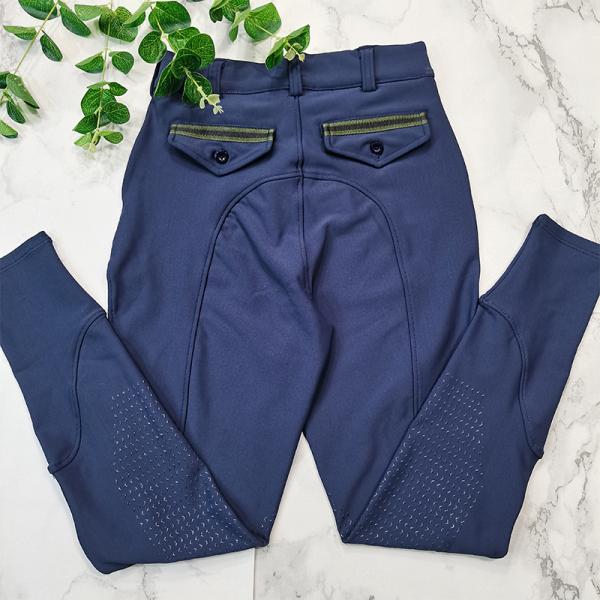 5 Colors Little Boys Equestrian Knee Patch Breeches With Two Pockets