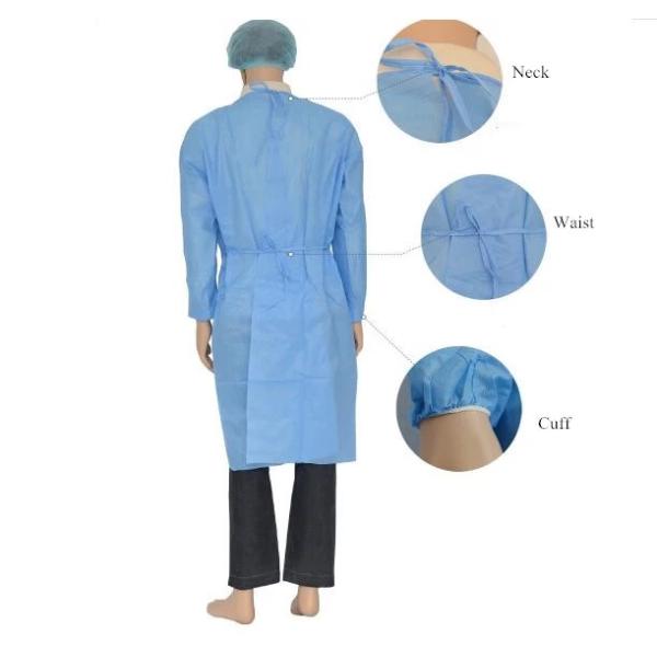Disposable Medical Isolation Gowns Single Use Multi Layer Filter
