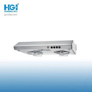 Cheap Silver Stainless Steel Slim Kitchen Chimney Range Hood 60cm 90cm wholesale