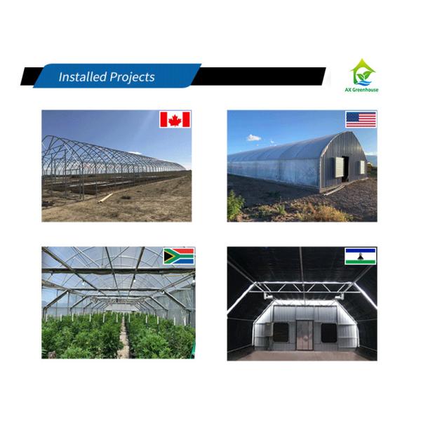 Auto Light Deprivation Greenhouse 30ft*100ft Backyard Greenhouse For Vegetables