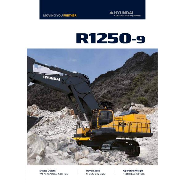 Hyundai Excavator HX1250