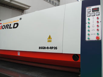 BSGR-R-RP26 2600 mm Working Width 8 ft Width Plywood MDF Board One Side 3 Heads Wide Belt Calibration Sander