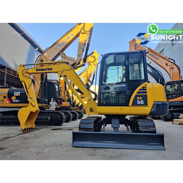 Komatsu PC56 Good Condition Used Excavator Machine Used JAPAN Komatsu PC56 Crawler Excavator Used Excavators
