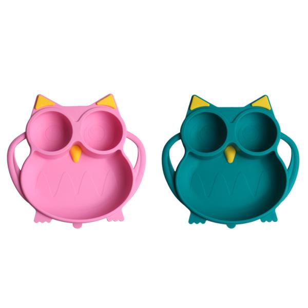 Silicone Suction Plate Set Food Feeding Bpa Free For Infants Toddlers