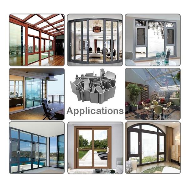 Window Wall Extrusion Aluminum Profile Casement Aluminium Door Profile