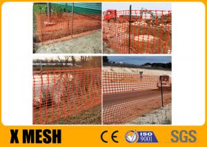 Cheap 100mm X 40mm Mesh Size Plastic Mesh Netting 1.2m Width 50m Length Orange wholesale