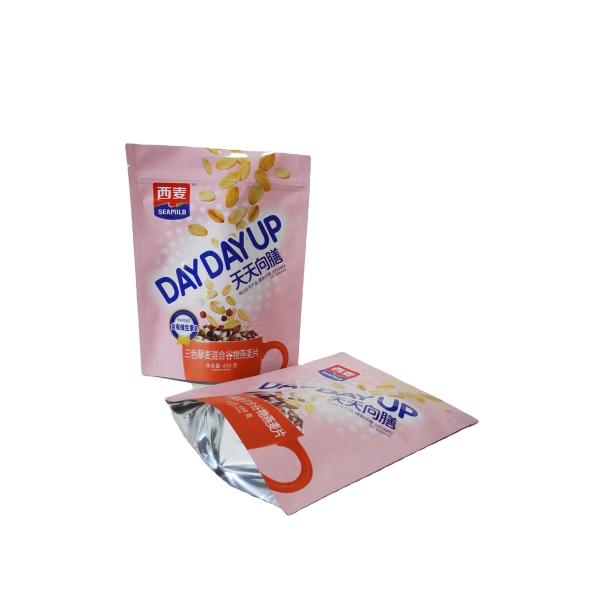 Foil Laminated Food Grade Packaging Digital Printing Laminated Back Up Pouches