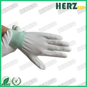Cheap Anti Static ESD Top Fit Glove Laboratory Carbon PU Palm Fit Gloves wholesale