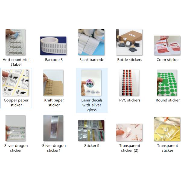 OEM ODM Metallic Foil Labels Shinny Silver Gold Sticker Labels Custom Die Cut Vinyl Stickers