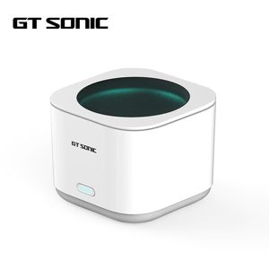 Cheap Small Light Cube Structure Sonic Jewelry Cleaner 180ml 43kHz With Low Noise wholesale