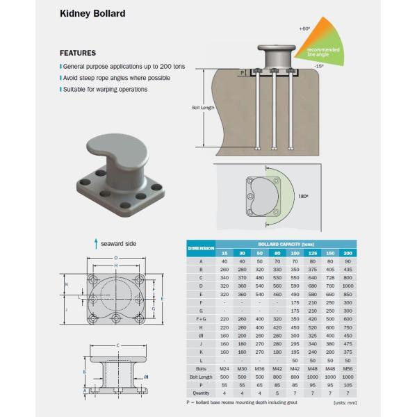 Casting Steel Ship Mooring Bollards 300 Ton Tee Bollard Corrosion Resistance For Vessels
