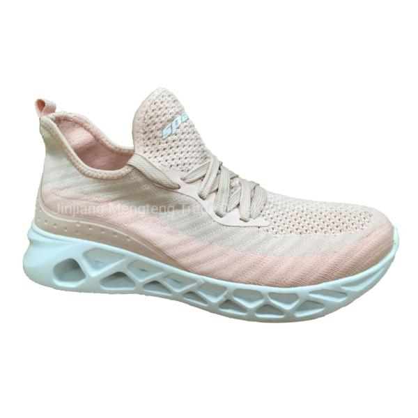 New Style Women′ S Fashion Shoes Suede Leather Sneaker Shoes Sport Shoes Walking Jogging Running Shoes Casual Shoes Flyknit Shoes
