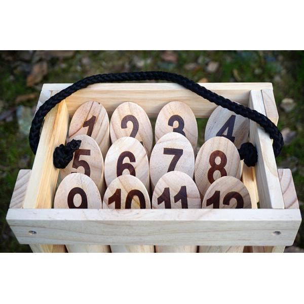 Wooden Set Early Childhood Development Toys Garden Bowling Incline Blocks