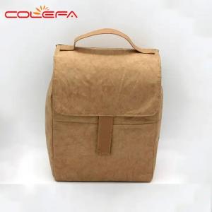 China Brown Dupont Tyvek Paper Lunch Cooler Bag Custom Aluminium Foil Thermal Insulation on sale