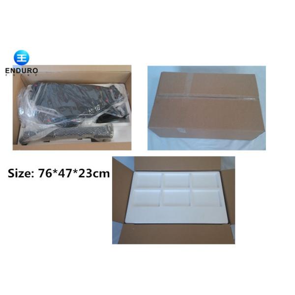 White Steel Electric Enduro Bike Frame With VP Bottom Bracket CE / CCC