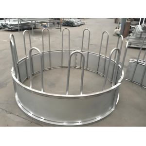 China 6 Rails Welded Cattle Feeder Panels Galvanized Metal Livestock Fence on sale