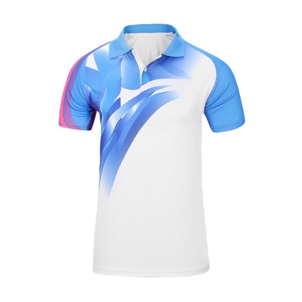 Oem Factory Manufacturer Custom Logo Heat Transfer Polo Shirt 200gsm Sports Short Sleeve Tees
