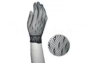 Cheap Elegant Lace Fishnet Hand Gloves Burlesque Black Fishnet Arm Warmers wholesale