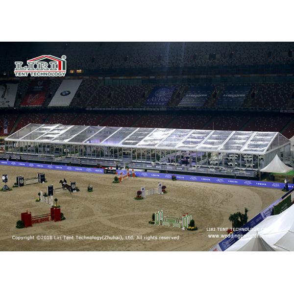 SGS Double Decker Tents For Ceremony / Big A Shape Tent For Horse Arena