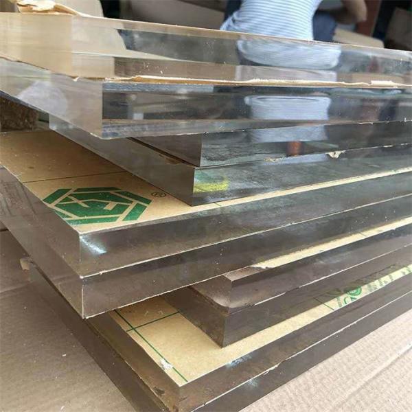 4mm 5mm Clear Crystal Acrylic Plastic Board 1.22x2.44m Size Chemical Resistant