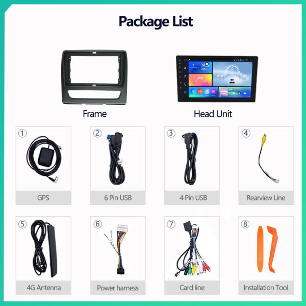 Bluetooth BT 5.0 Cars Head Unit JAC SUNRAY 2011-2017 Automotive Head Unit