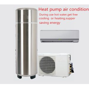 China House use combine Cooling ,heating and hot water heat pump on sale