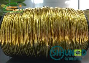 Cheap Polyester Cotton Mixed Garments Accessories Gold and Silver Elastic String Cord Thread wholesale