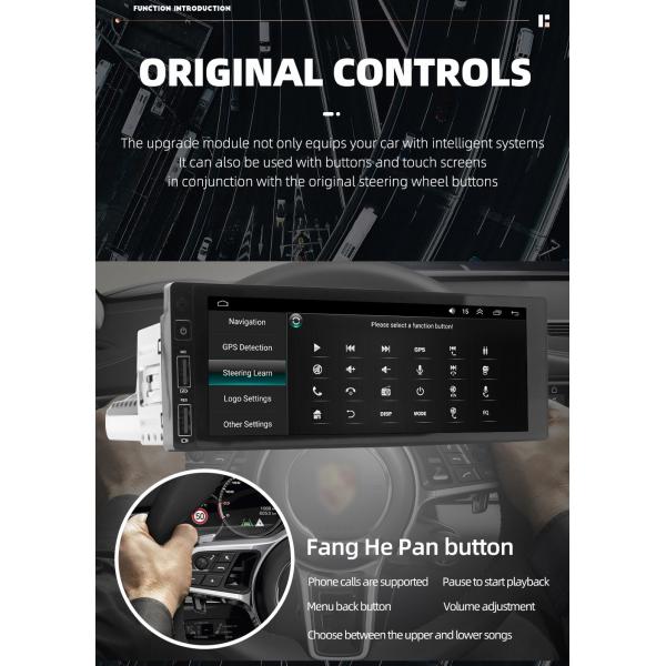 1G/2G RAM Car Audio FM AUX Bluetooth Carplay Android Auto 6.86'' Car Radio MP5 Player